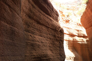 View in the Cow Gorge in center of Gran Canaria