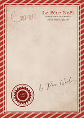 Letter from Santa Claus in French