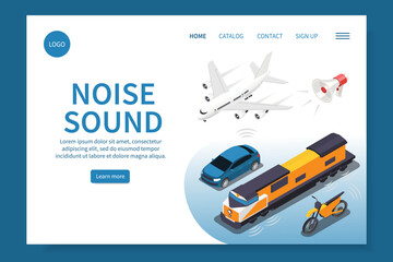 Noise Sound Isometric Web Site