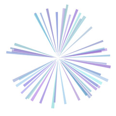 Purple and blue sunburst circle pattern background.