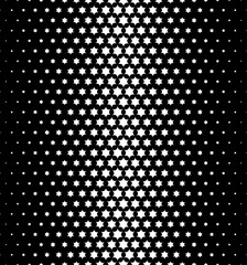 Vector seamless texture. Modern geometric background . Grid with asterisks. 