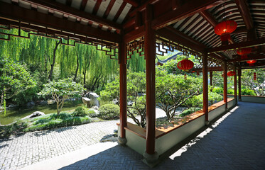 Entering chinese garden - Chinese Garden of Friendship, Sydney, Australia