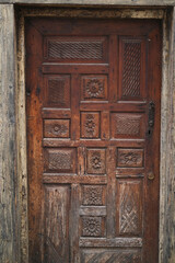 Old wooden door, vertical