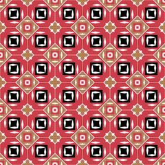 Geometric pattern. Seamless vector background. Ethnic graphic design.	