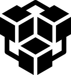 Blockchain network icon