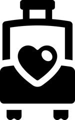 Wedding baggage icon