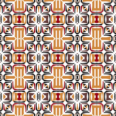 Geometric pattern. Seamless vector background. Ethnic graphic design.	