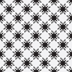 Abstract arabesque seamless pattern. Floral muslim ornamental texture. Artistic mosaic background in arab orient style