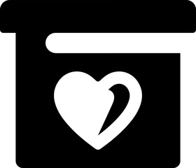 Love box icon