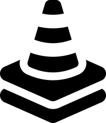 Traffic cone icon