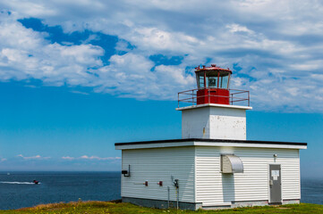 Fototapeta na wymiar Grand Passage Lighthouse on Brier Island