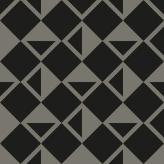 Black pattern, great design for any purposes. Seamless vector texture.