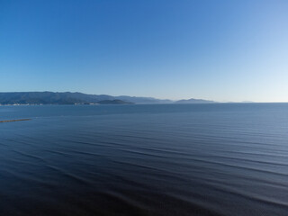 lake and mountains