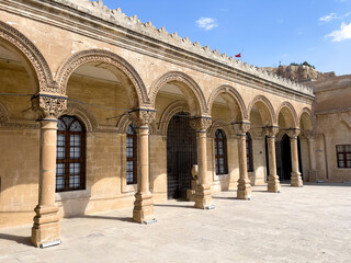 Fototapeta na wymiar Mardin historical buildings and tourism city texture