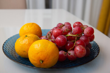 fruits on a plate