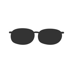 Clasical style eyeglasses icon. Optical accessory vector ilustration.