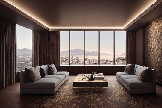 Luxury Presidential Suite With Beautiful View