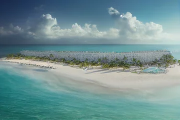 Foto op Canvas Luxury resort beach hotel © Rarity Asset Club
