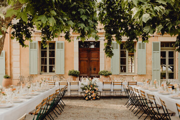 Réception de mariage en Provence