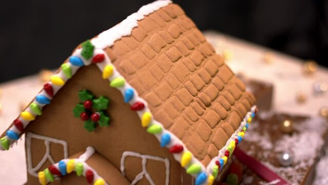 Christmas gingerbread house stop motion