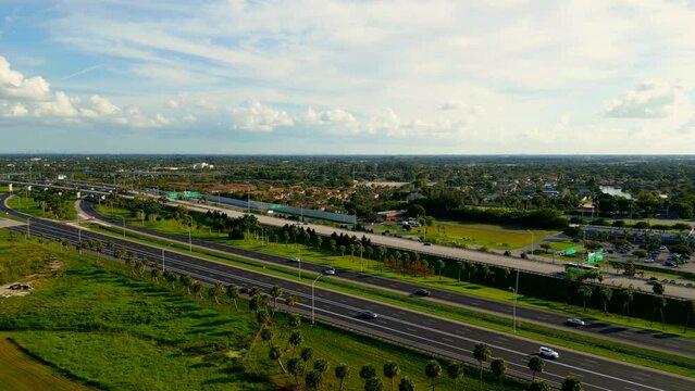 Aerial panorama 595 Fort Lauderdale FL