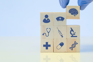 Concept of health in neurology and psychology. Parkinson's disease, Alzheimer's, dementia,...