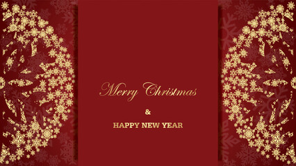 Obraz na płótnie Canvas Christmas card design, Christmas greeting card, invitation decoration