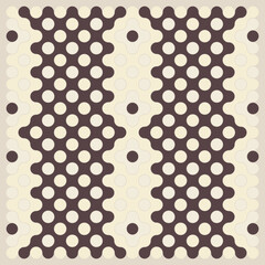 Multicolor truchet tiling connections illustration