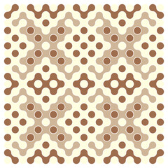 Multicolor truchet tiling connections illustration