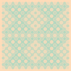 Multicolor truchet tiling connections illustration