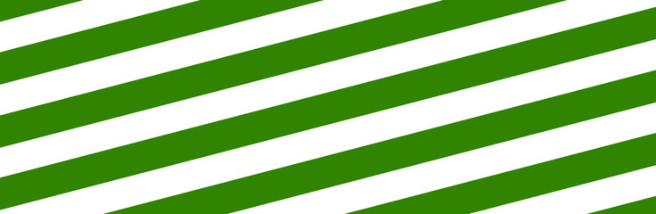 Green diagonal stripes on white background. Straight lines pattern for backdrop and wallpaper template. Realistic lines with repeat stripes texture. Simple geometric background, vector illustration
