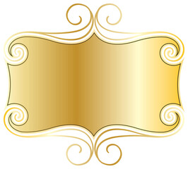 label ribbon vector golden shiny tie ornamental luxury premium pro