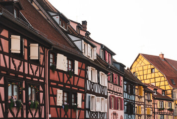 colorful houses in Colmar, France