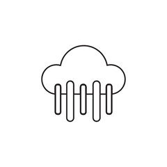 Modern weather icons. Flat vector illustration for Web, print, and Mobile App