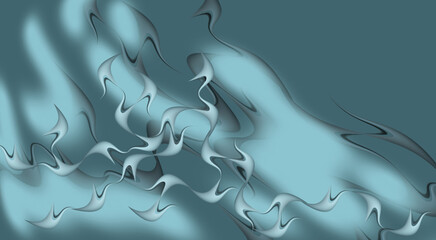 Decorative frame abstract vector background graphic art II