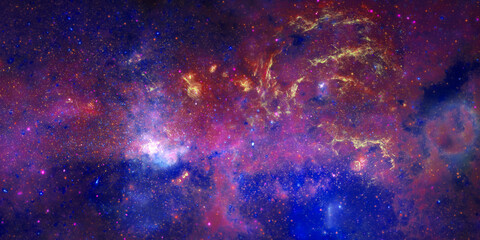 Milky way. Space background. Universe exploration or observing. Beautiful abstract patterns of the universe. Elements of this image furnished by NASA
