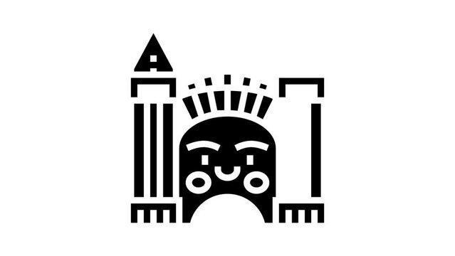 luna park glyph icon animation