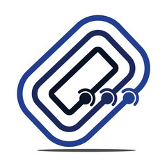 Technology logo abstract Template Icon Illustration Brand Identity