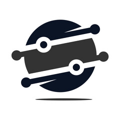 Technology logo abstract Template Icon Illustration Brand Identity