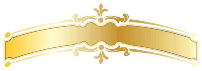 label ribbon vector golden shiny tie ornamental luxury premium pro