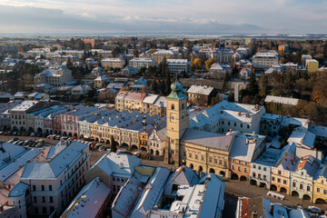 Miasteczka litomysl w Czechach © sopthedrone