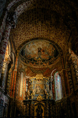 Fototapeta na wymiar Interior of Basilica of San Vicente in the city of Ávila in Spain