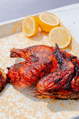 Sunday BBQ Charred Rotisserie Chicken