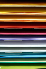 Colored Paper Stripes Flowing Pattern