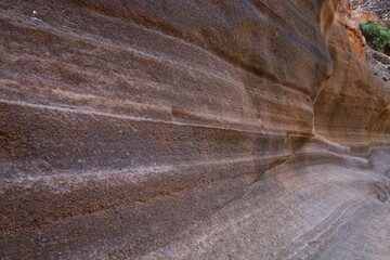 View in the Cow Gorge in center of Gran Canaria