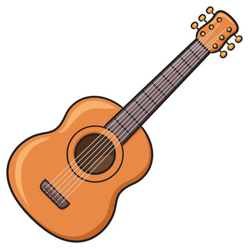 Guitar cartoon