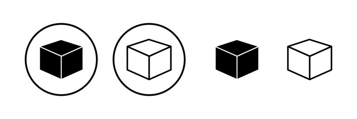 Box icon vector illustration. box sign and symbol, parcel, package