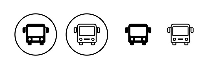 Bus icon vector illustration. bus sign and symbol. transport symbol