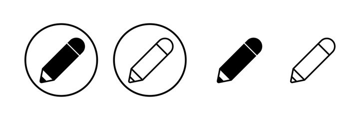 Pencil icon vector illustration. pen sign and symbol. edit icon vector
