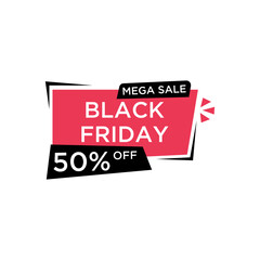 Black friday deals coupons vector